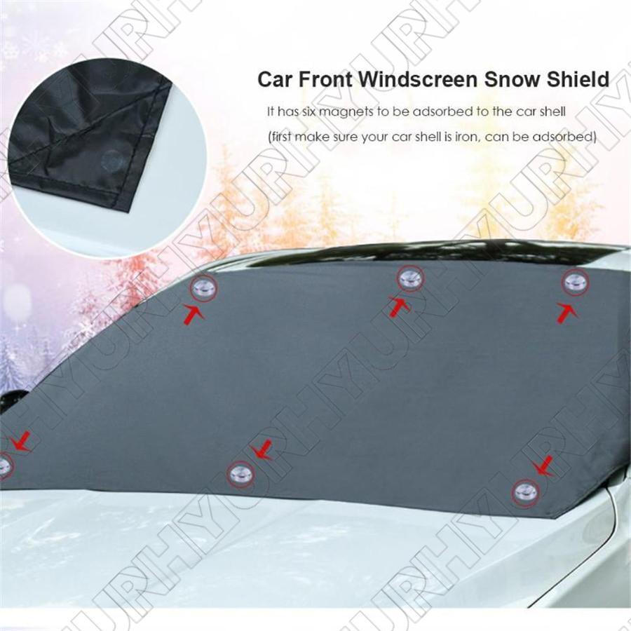 Magnetic Car Windshield Summer UV rays Sunshade Snow Cover Frost Guard Protector