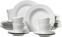 Ritzenhoff & Breker 97252 Kombiservice Bianco - 30-Tlg., Porzellan, Weiß