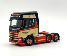 WSI Models Scania Erwin Smale; Scania R Highline | Cr20h 6x2 Tag Axle Reefer Trailer 3 Axle 1:50 01-3070