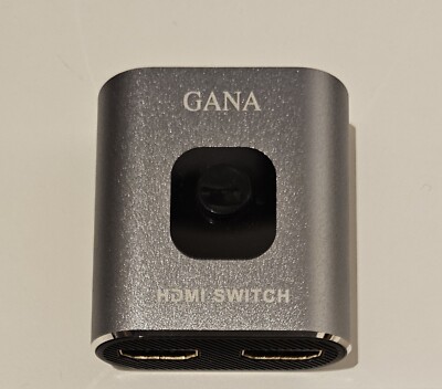 HDMI Switch HDMI Splitter 4K60Hz, GANA Ultradünn Aluminium Bidirektional HDMI