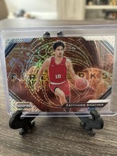 2024 Panini Prizm Draft Picks Zaccharie Risacher fireworks mojo /25