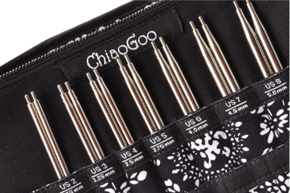 ChiaoGoo Twist Red Lace Nadelset Nadelspitzen Large 5,50-10mm 13cm CG7500L - Bild 4 von 4