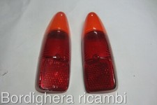 AUTOBIANCHI 500 GIARDINIERA GIARDINETTA 2X FANALE FANALINO POSTERIORE REAR LENS