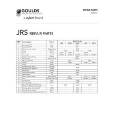Goulds JRS7KIT Repair Rebuild Kit for Goulds JRS7 Shallow Water Well Jet Pump