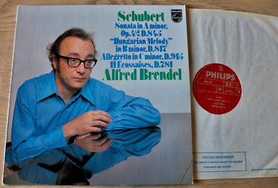 PHILIPS 6500 929 SCHUBERT PIANO SONATA A MINOR D845 LP BRENDEL (1975) NM ENGLAND