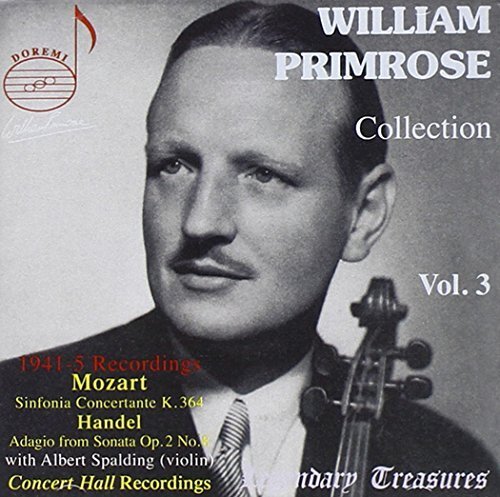 William Primrose Collection Vol. 3 (Stiedry, Spalding) (CD) Album