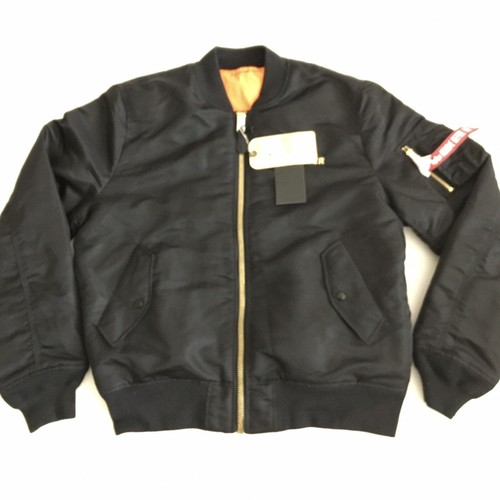 Alpha Industries Men's Black Flyer's MA-1 Man Intermediate Reversible Jacket 2XL