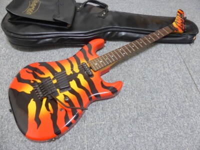 1980s Kramer/ESP JK1000 - RARE Tiger Graphic/RARE Matching Reverse