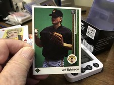 1989 Upper Deck Pittsburgh Pirates Baseball Card #332 Jeff D. Robinson