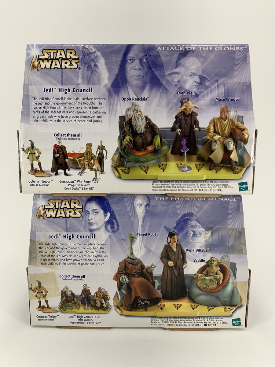 Star Wars Figures JEDI HIGH COUNCIL Scene 1-4 & Scene 1-2 Star Wars Figures JEDI HIGH COUNCIL Scene 1-4 & Scene 1-2