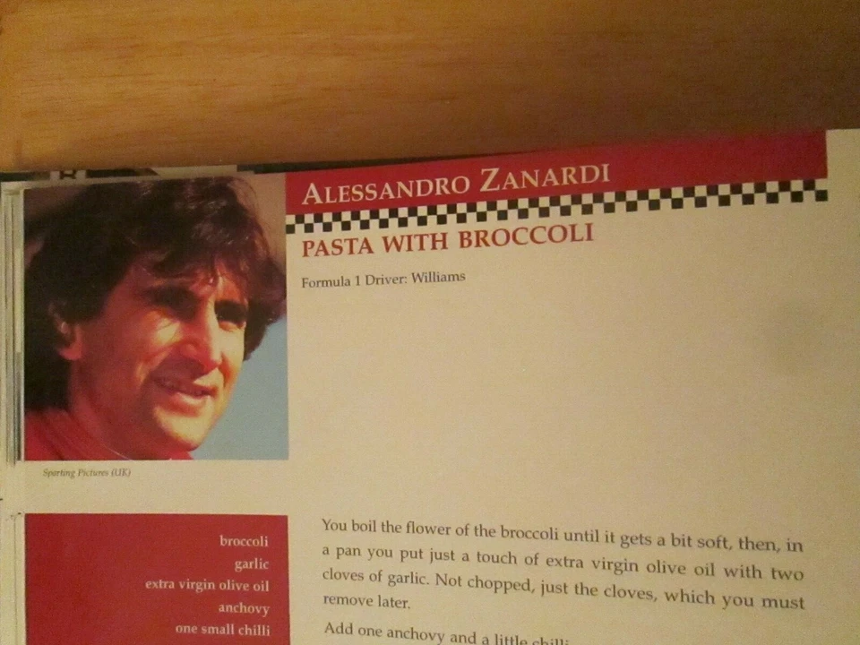 Motorsports Racey Recipes Cookbook Includes Andretti Schumacher Hill Rahal Etc. - Image 4 of 4