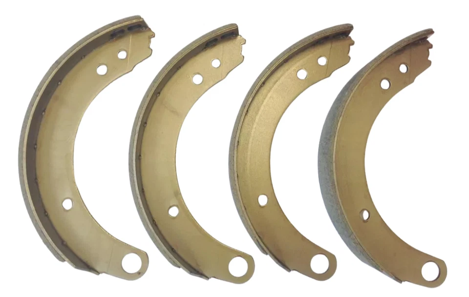 Conjunto de 4 sapatas de freio traseiras Chrysler DeSoto 1950-1954 6 e 8 cilindros 12"x 2" - Imagem 2 de 3