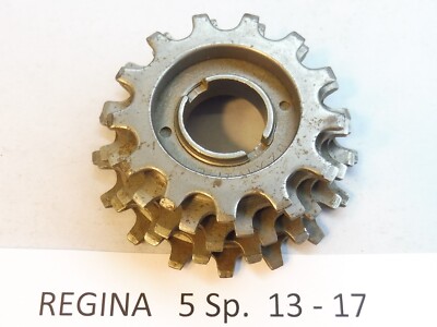 Regina Corsa 5 Gang Freilauf 13 - 17 - NOS L'eroica Fahrrad