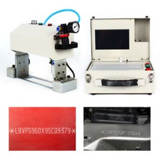 Pneumatic Dot Peen Marking Machine Chassis Number VIN Code Maker Engraving