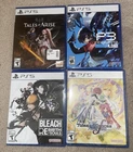 PS5 Lot Of (4) Sealed JRPG Persona 3 Bleach Rebirth Tales Arise Tales of Grace F