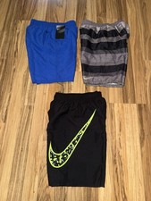 Nike Swim Trunk Boys Medium Youth 10/12 Lot Shorts Lined