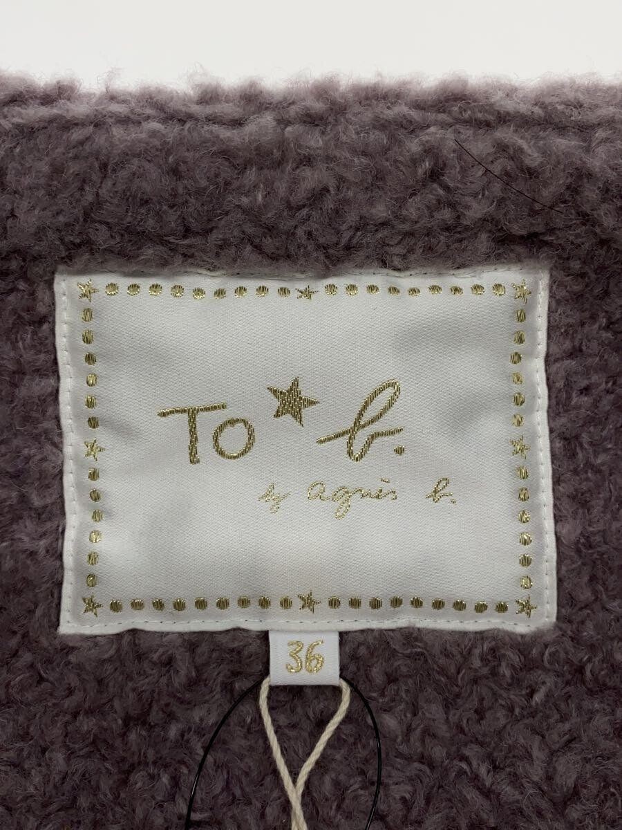 ALTRA To b. by agnes b altri cappotti 36 acrilico viola tinta unita 5561WT25