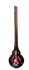 Vintage Hand Blown Murano Style Confetti Stretch Glass Bud Stem Vase