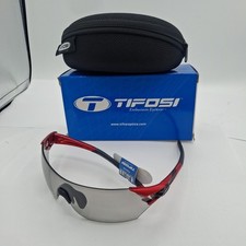 Tifosi Red Frame Smoke Lenses Cycling Glasses