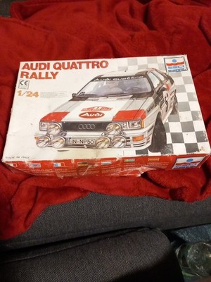 1:24 ESCI Bausatz No. 3026 - AUDI QUATTRO RALLY #5 - RMC 1981 - komplett in OVP