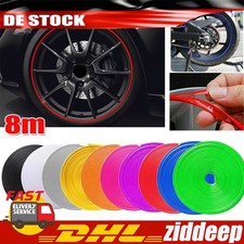 8m Auto Gummi Felgenschutz Felgenschutzringe Felgenschoner Felgenkantenschutz DE