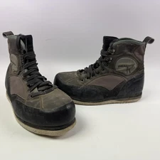 Patagonia Mens Felt Sole Wading Boots Size 11 Fly Fishing Shoes Brown Gray