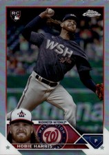 2023 Topps Chrome Update Hobie Harris #USC30 Refractor Washington Nationals 3G