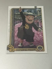 2025 Topps Series One Mascot #M-20 Swinging Friar San Diego Padres Baseball