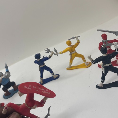 Mighty Morphin Power Rangers 1993 lotto di 10 minifigure PVC Bandai 3" figureS - Foto 8 di 8