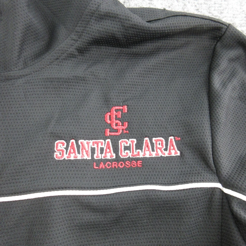 Santa Clara Lacrosse Jacket Full Zip Mens Small Black Nike Dri-Fit NCAA College - Image 3 of 4