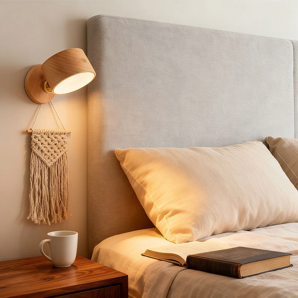 1/8 Pack LED Magnetic Wall Sconce Lights USB Rechargeable Wall Mounted Lights - Image 2 of 4