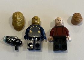 Lego Marvel Minifigure Lot -  Guardians of the Galaxy Ayesha & Star Lord 76080