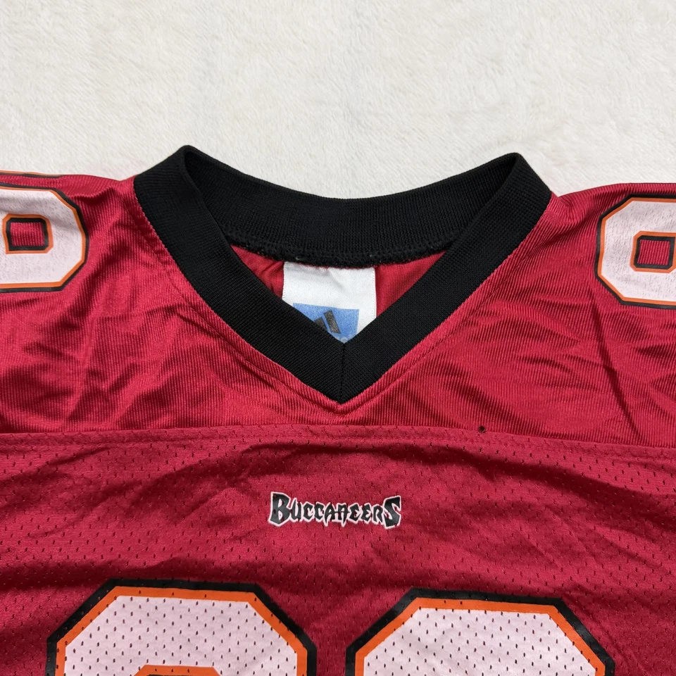 Vintage 1990s Adidas Warren Sapp Tampa Bay Buccaneers Jersey Youth Large NFL - Image 3 of 4