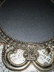 Vintage Brass Victorian Oval Glass Picture Frame. Full measurements  17" x 12 — photo 2