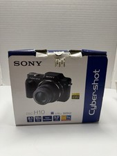 Sony Cyber-shot DSC-H20 10.1MP Compact Camera 10x Zoom 720p HD 3" Black