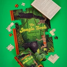 Professor Puzzle The Jungle Book puzzle Library 252-Piece puzzle NEW-FREE SHIP