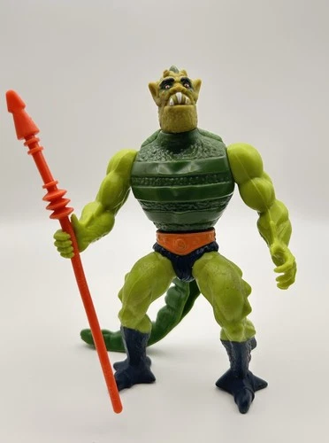 Vintage WHIPLASH He-Man Masters of the Universe MOTU 100% Complete