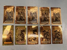 10 mixed goldbacks 24K Gold 1X (1/1000) 9X (2/2000)