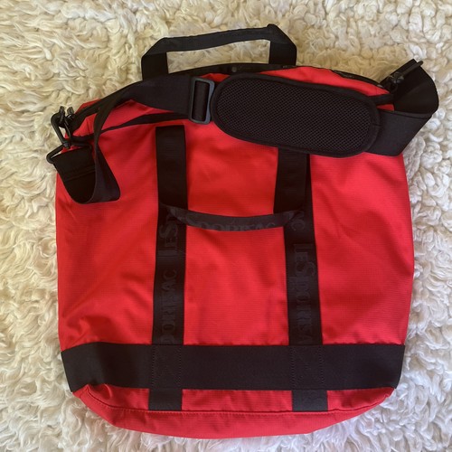 Borsa a tracolla Lesportsac Deluxe rossa TUTTI I GIORNI messenger grande 17x19 nuova senza etichette - Foto 5 di 9