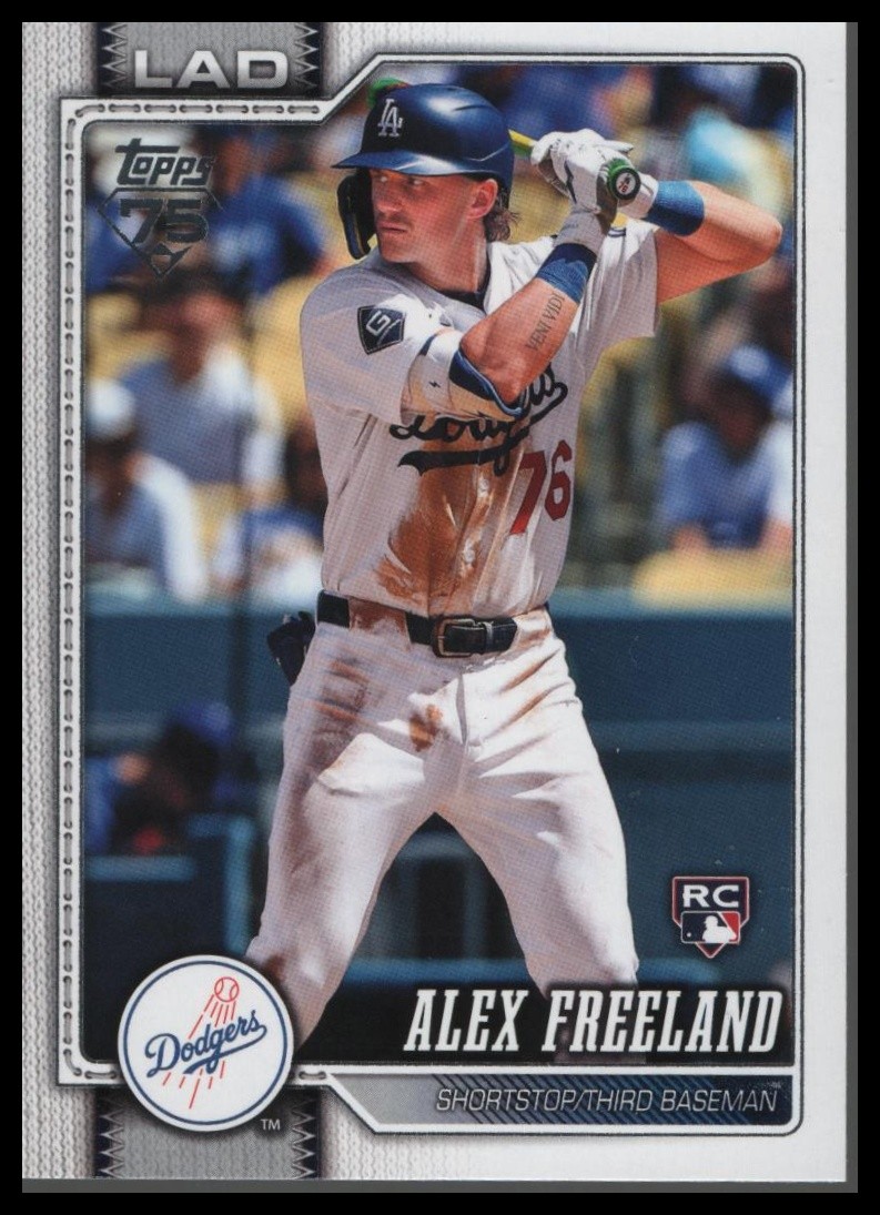 2026 Topps #74 Alex Freeland RC