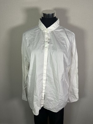 Robert Friedman Bluse/Weiß/Gr.L/Stilvoll/Leger/Komfort/Designer/Luxus