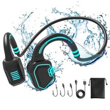 IP68 Bone Conduction Swimming Headphones MP3 32GB Open Ear Wireless Sports Heads