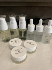 Set Of 3 - Epicutis 3 Piece Travel Set Oil Cleanser Lipid Serum Hyvia Cream.