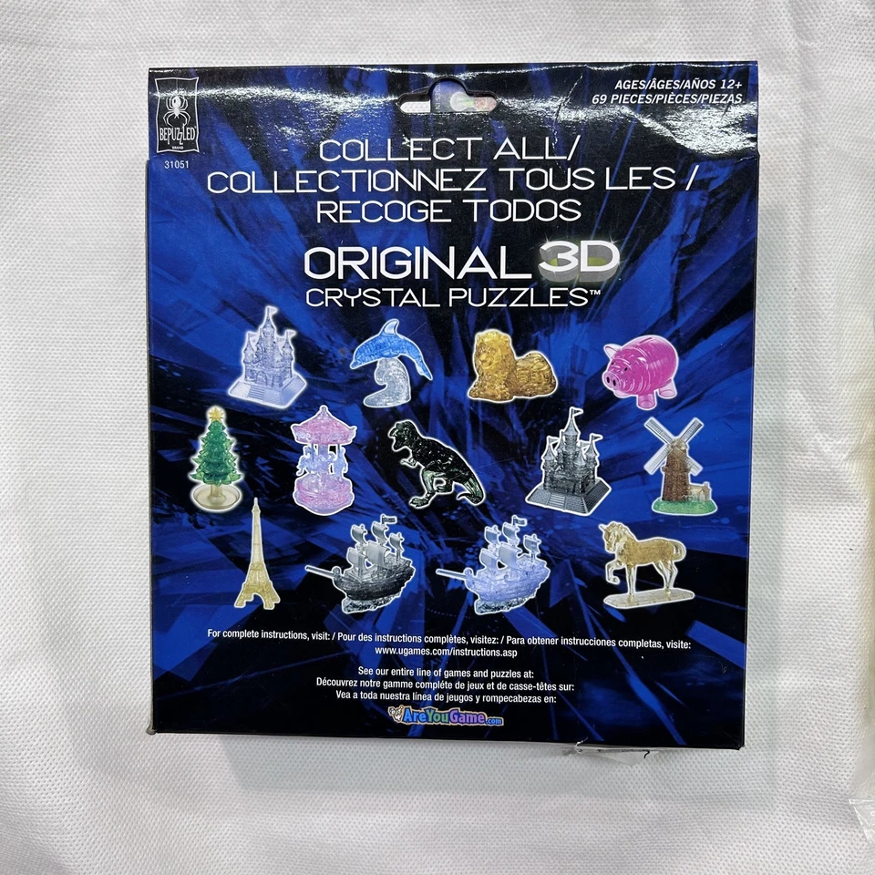 BePuzzled 3D Crystal Puzzle Statue of Liberty #31051 69 Pieces NEW - Image 3 of 4