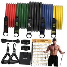 Resistance Bands, Exercise Bands for Working Out, Work Out Bands with Handles