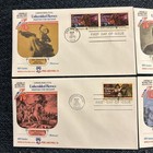 4 FLEETWOOD FDC COVERS: Unheralded Heroes SET 1975 Scott# 1559/1562 — photo 2