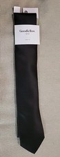 GOODFELLOW CO Men's Slim Black Neck Tie Brand New With Tags