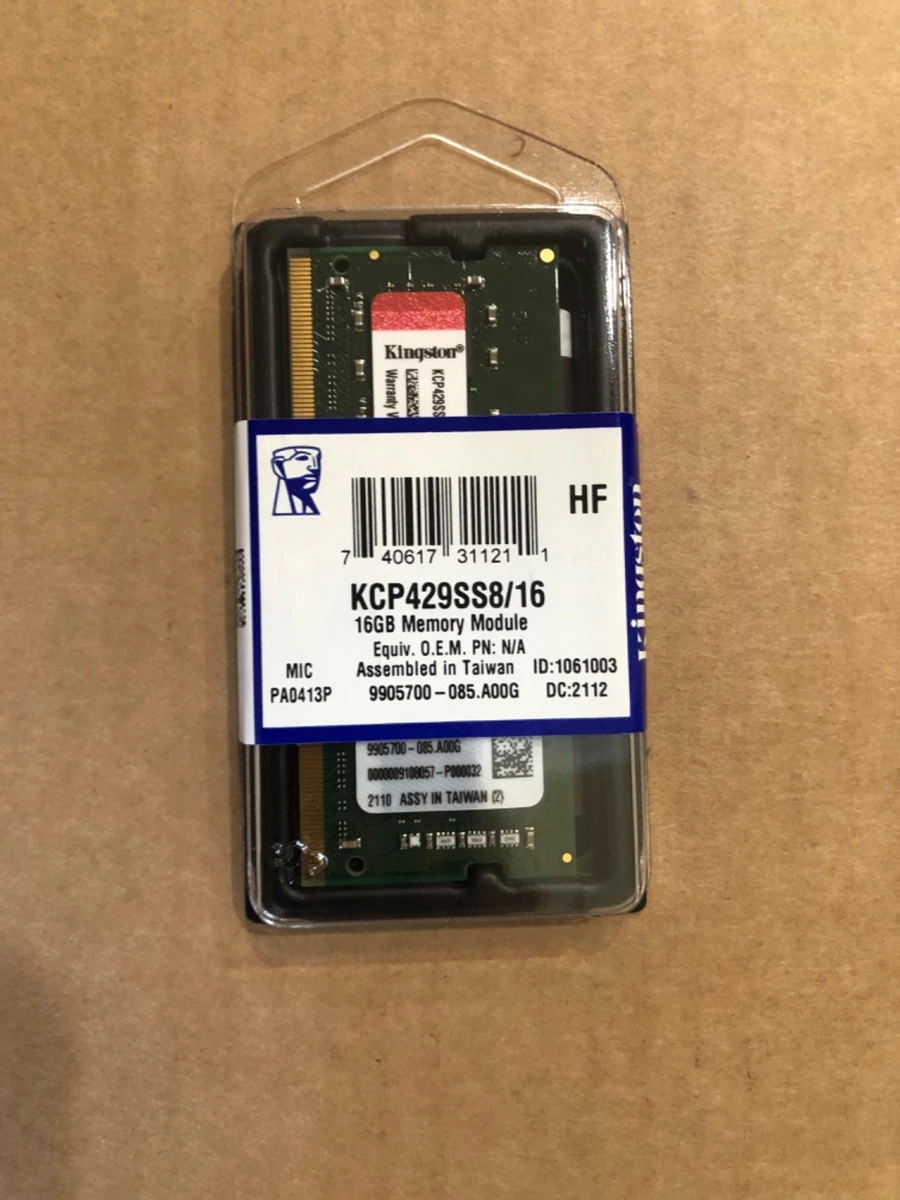 Kingston DDR4 SDRAM 16 GB Total Capacity Memory (RAM) for sale | eBay