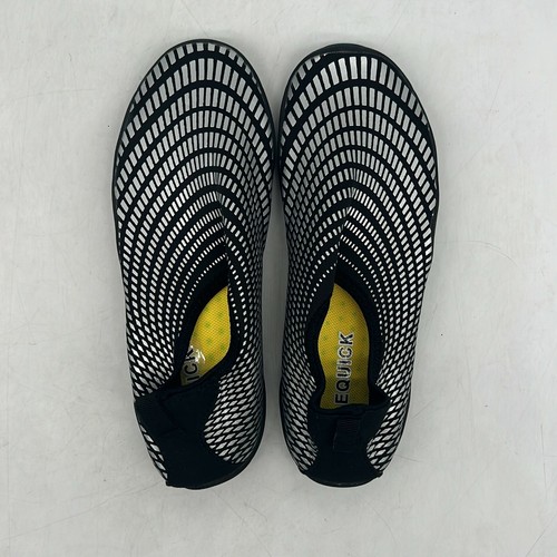 Equick Unisex Kinder runde Zehenpartie Slipper schnell trocknend schwarz Wasserschuhe Größe 5,5 - Bild 4 von 9