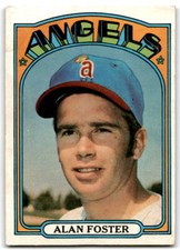 1972 Topps #521 Alan Foster California Angels
